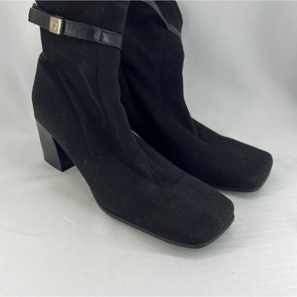 Etienne Aigner Black Heeled Boots